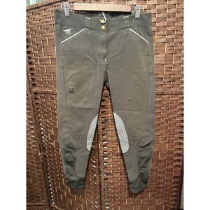 Equestrian‎ Riding Breeches Jodhpurs Horseback Riding Pants Olive Green flaws